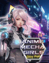 Anime mecha girls: Sliding puzzle