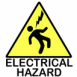 Panneau danger "Electrical Hazard"